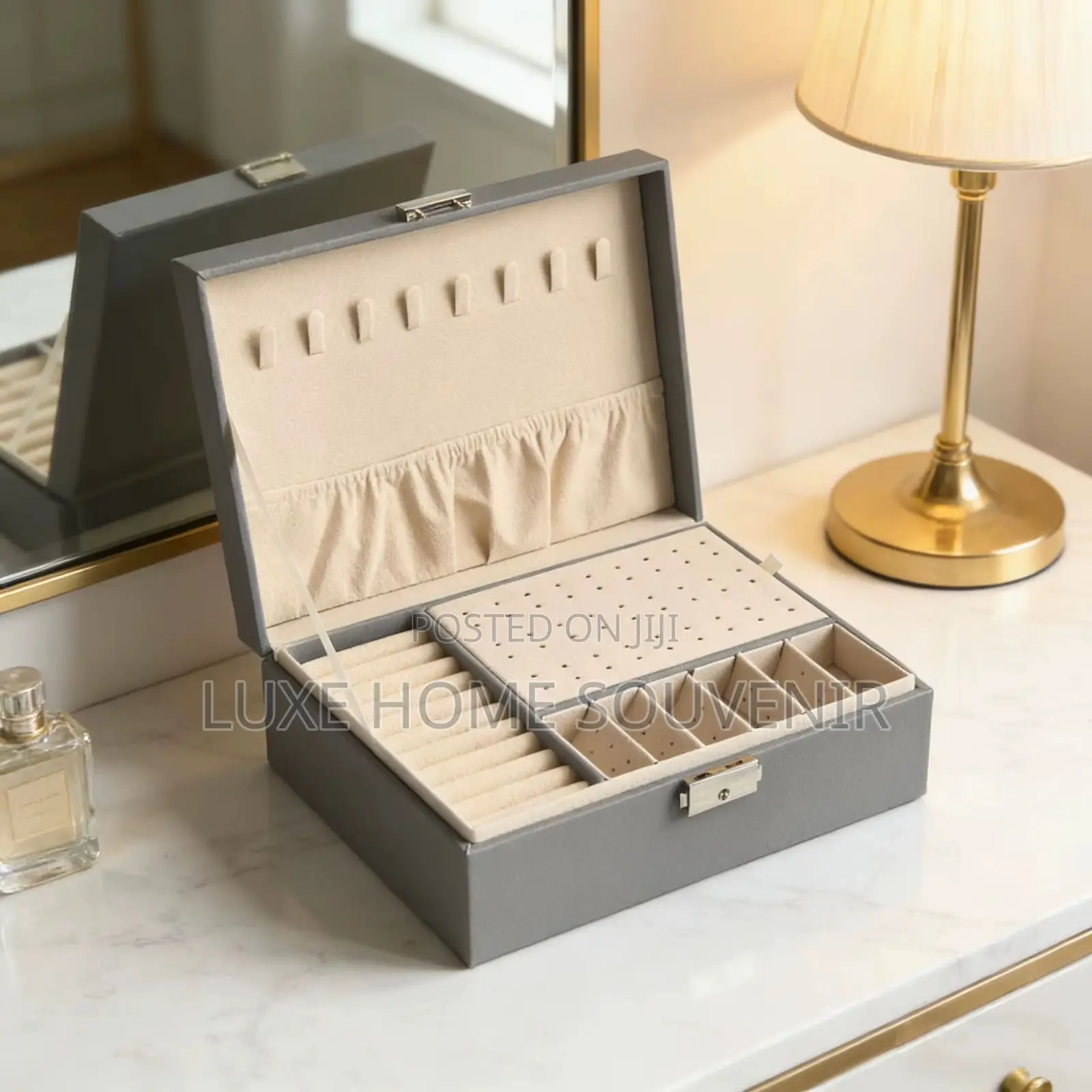 Leather Jewelry Storage Box
