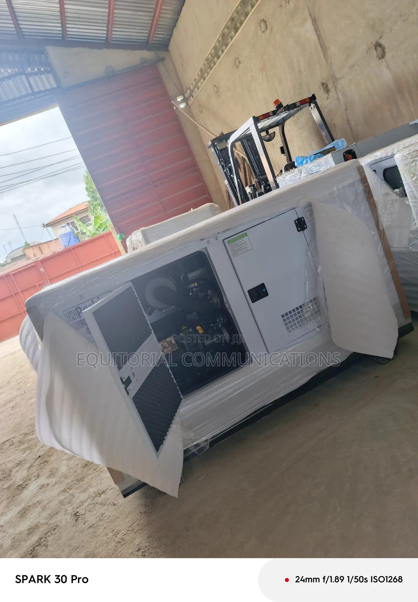 Perkins 40KVA Power Backup Unit Soundproof Generator
