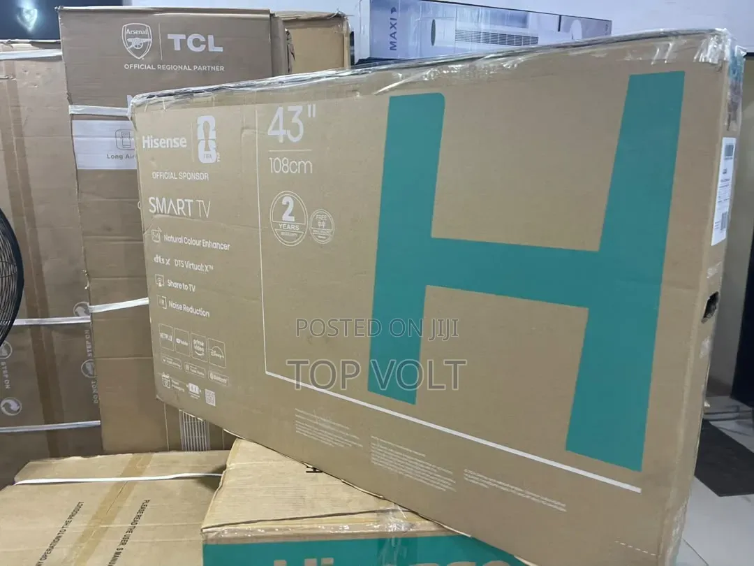 Hisense 43" Smart TV – Crystal Clear Picture Quality