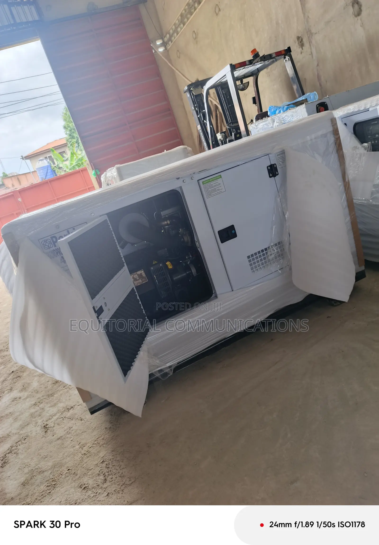 Perkins 40KVA Soundproof Power Unit Generator