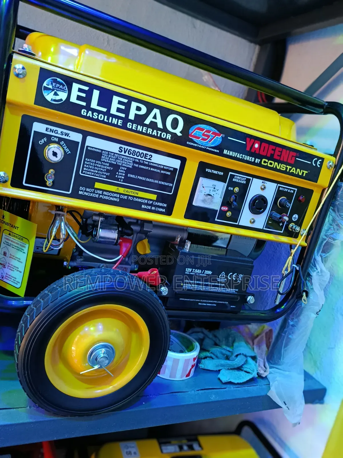 Key Starter Elepaq Constant 4.5kva