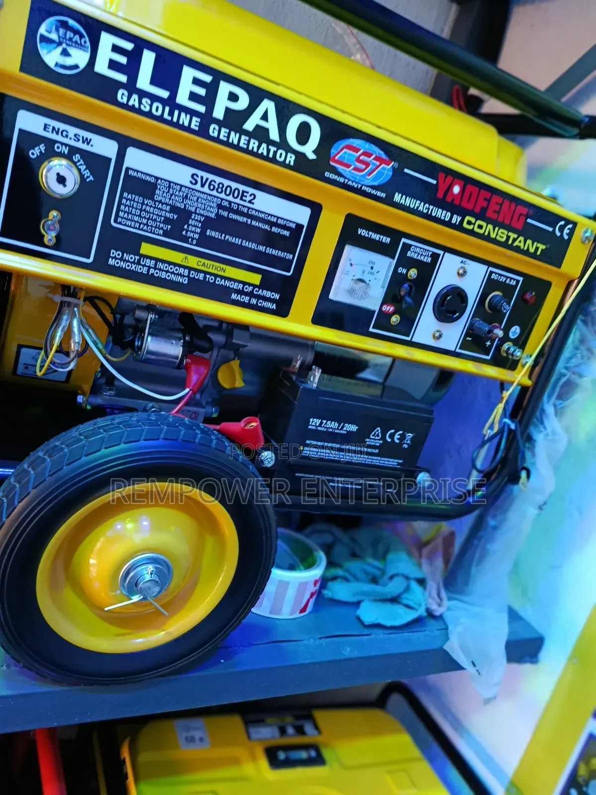 Key Starter Elepaq Constant 4.5kva