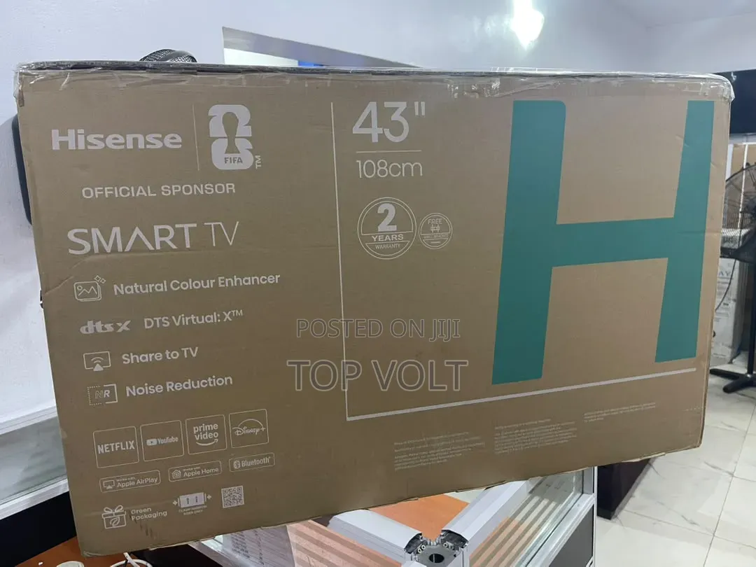 Hisense 43 Inch TV – Smart Features Modern Design