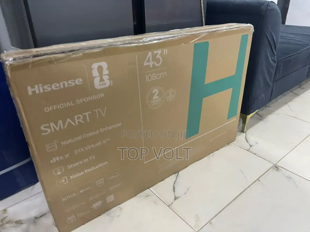 Hisense 43” LED Smart TV – Elegant Design for Your Home