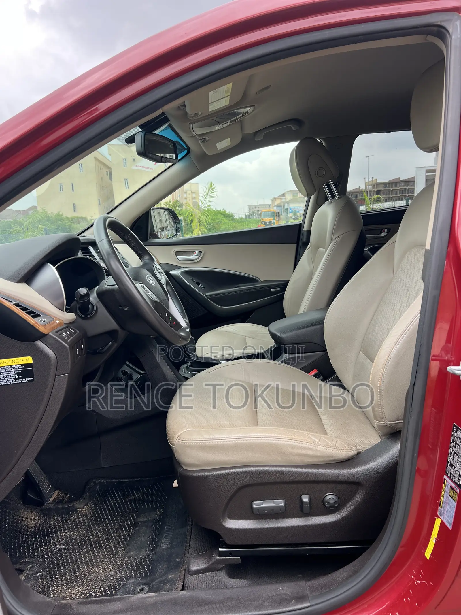 Hyundai Santa Fe Limited AWD 2017 Red