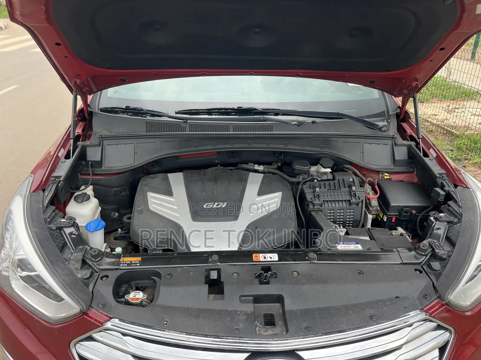 Hyundai Santa Fe Limited AWD 2017 Red