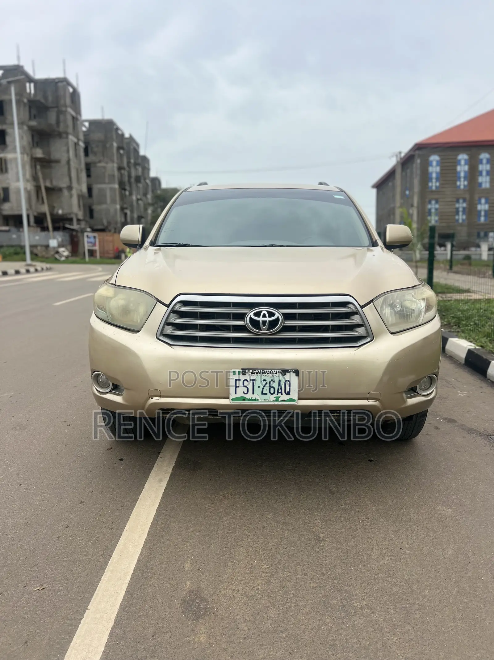 Toyota Highlander 4x4 2008 Gold