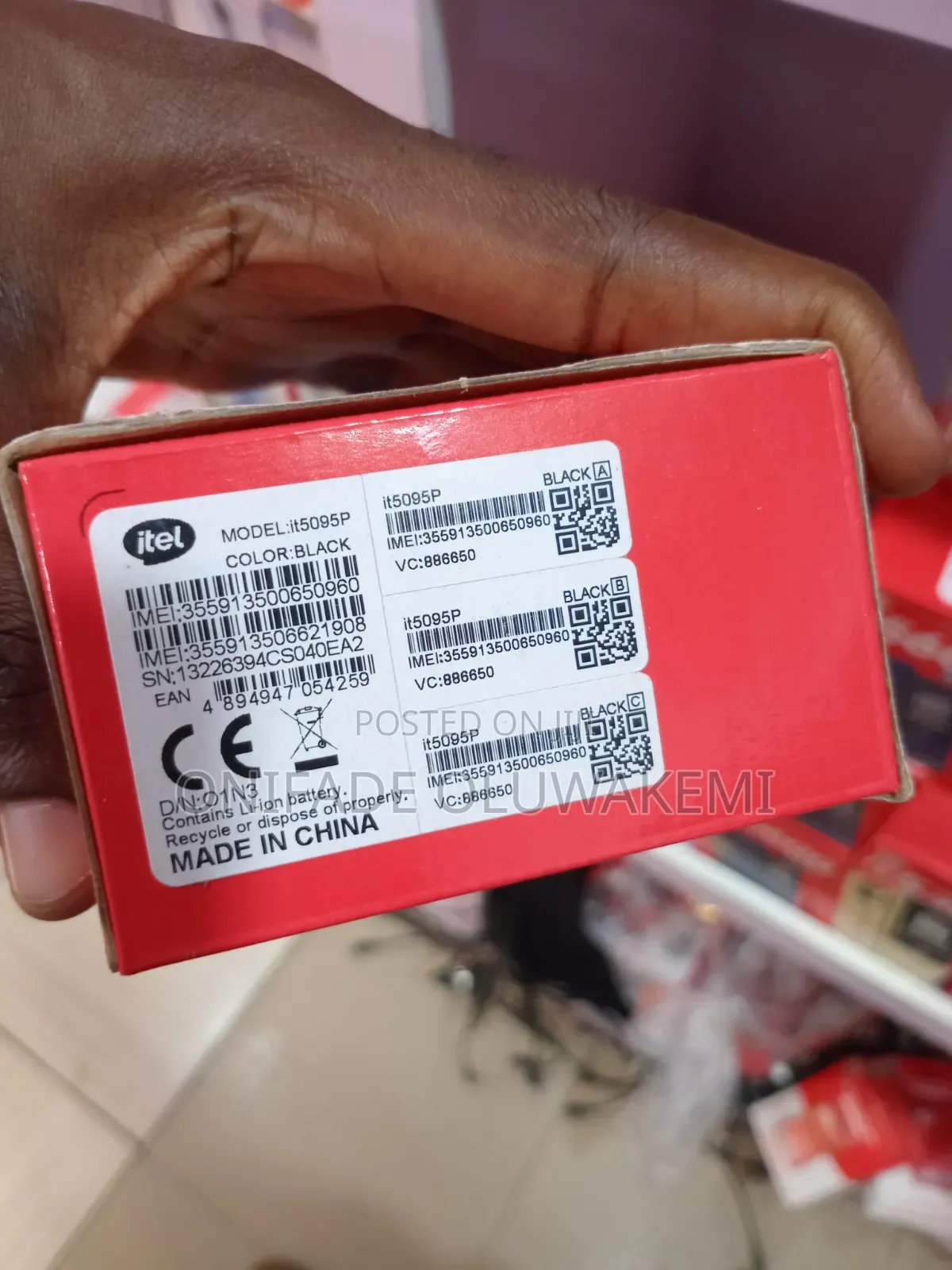 New Itel Music 500 Black