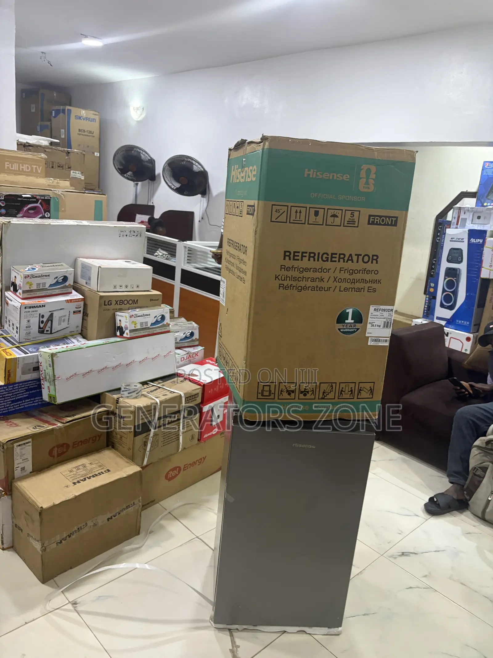 Hisense Single Door Refrigerator 093DR Series 90L