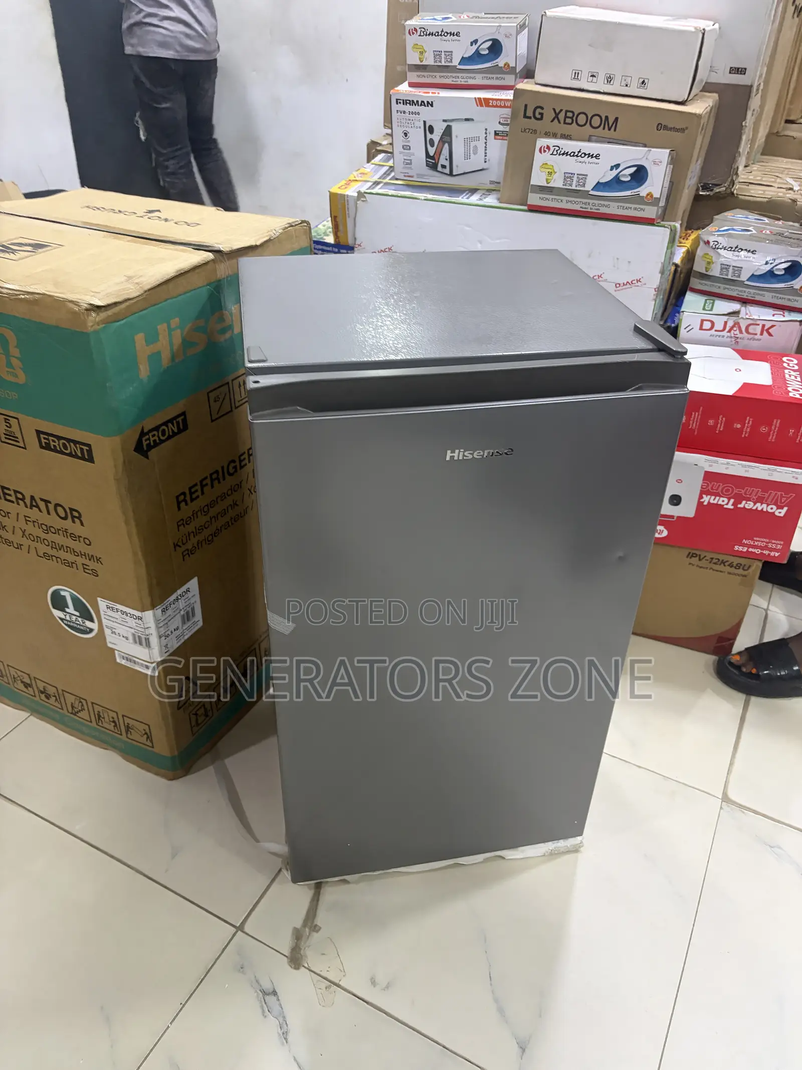 90L Hisense Fridge With Freezer Section