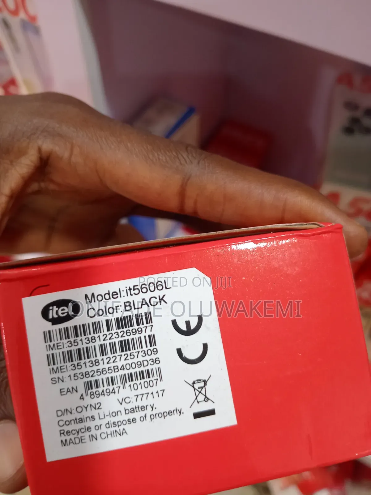 New Itel it5600 Black