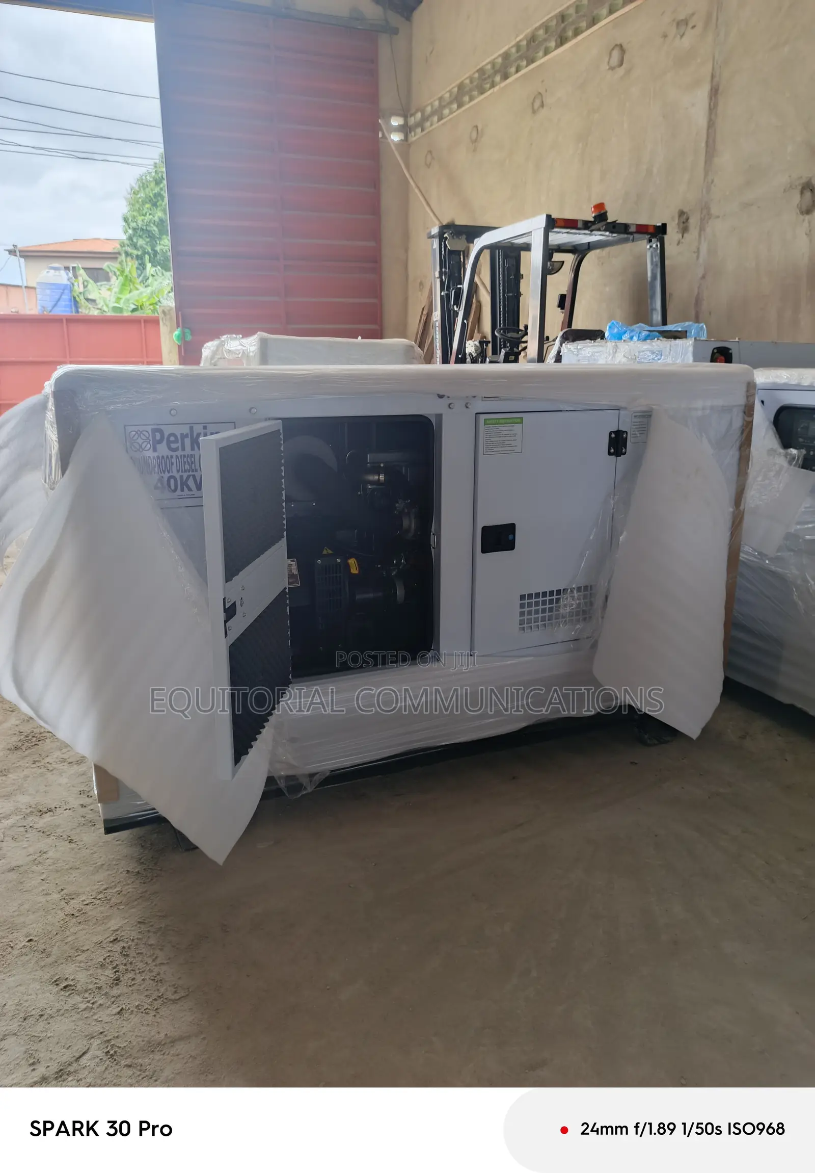 Perkins 40KVA Backup Electricity Generator