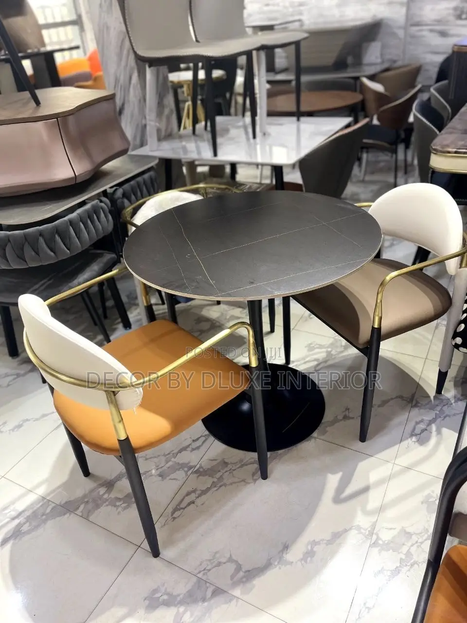 Nordic Style Luxury 3 Seater Dining