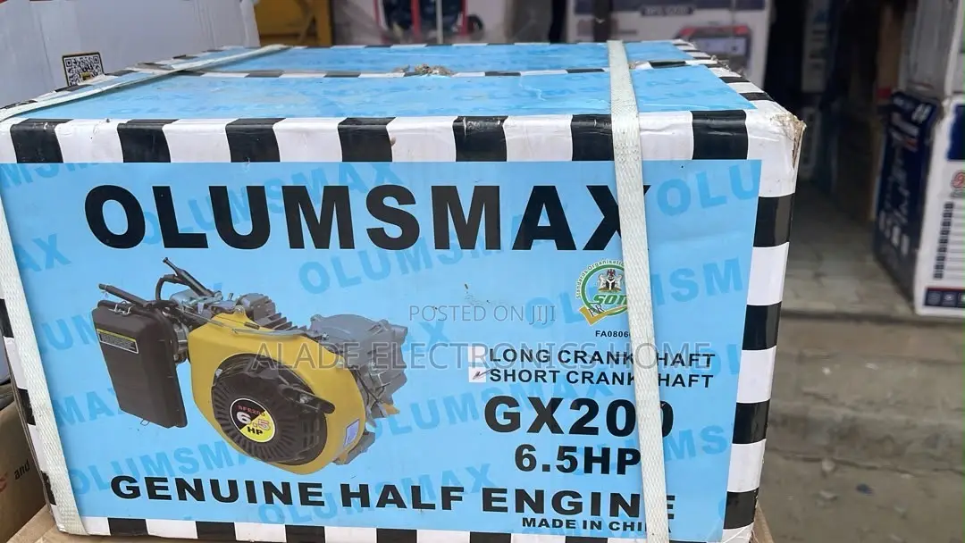 Original Half Engine. 6.5HP GX200” 100% Copper. 3yrs Waranty