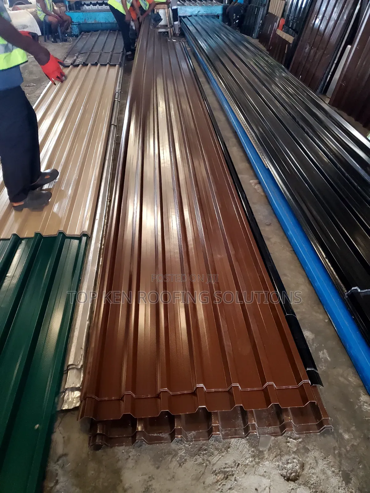 Nut Brown Longspan Aluminium Sheet 0.58 Thickness