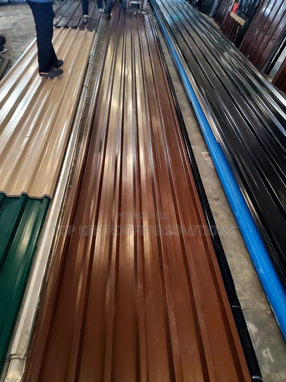 Nut Brown Longspan Aluminium Sheet 0.58 Thickness