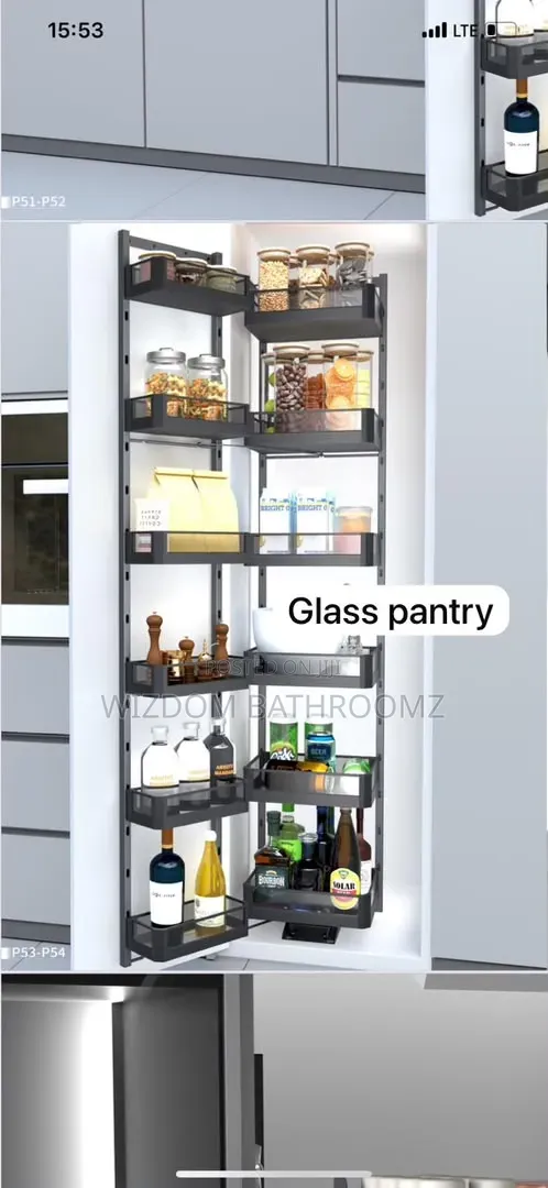 Kitchen Pantry and Plate Racks