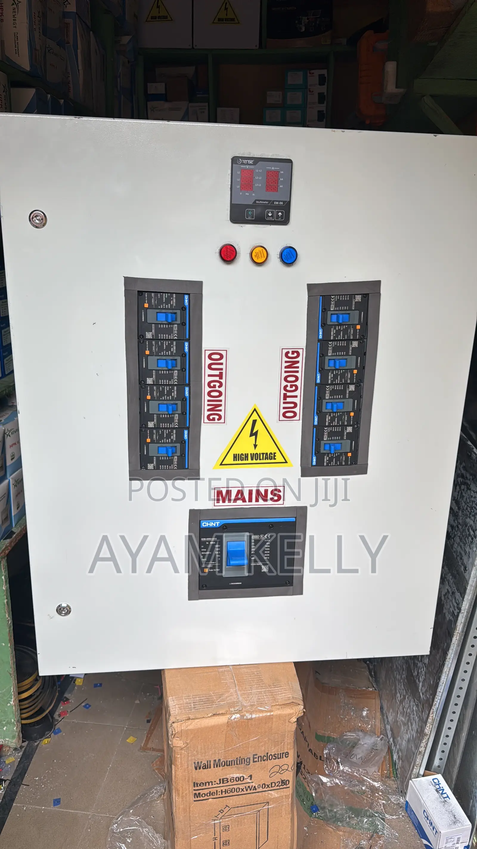 Chint Distribution Board Incomer 400amps 8nos Outgoing 100amps
