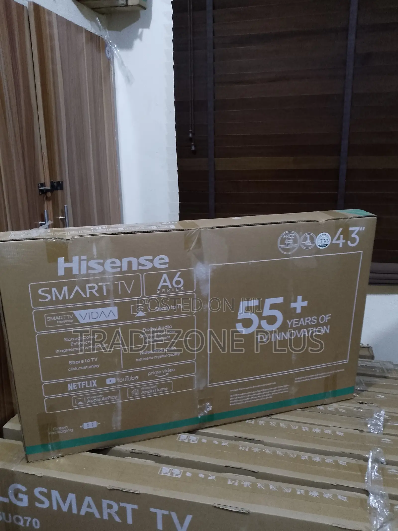 Hisense 43′′ A6 Series Smart TV – Ultra HD Resolution