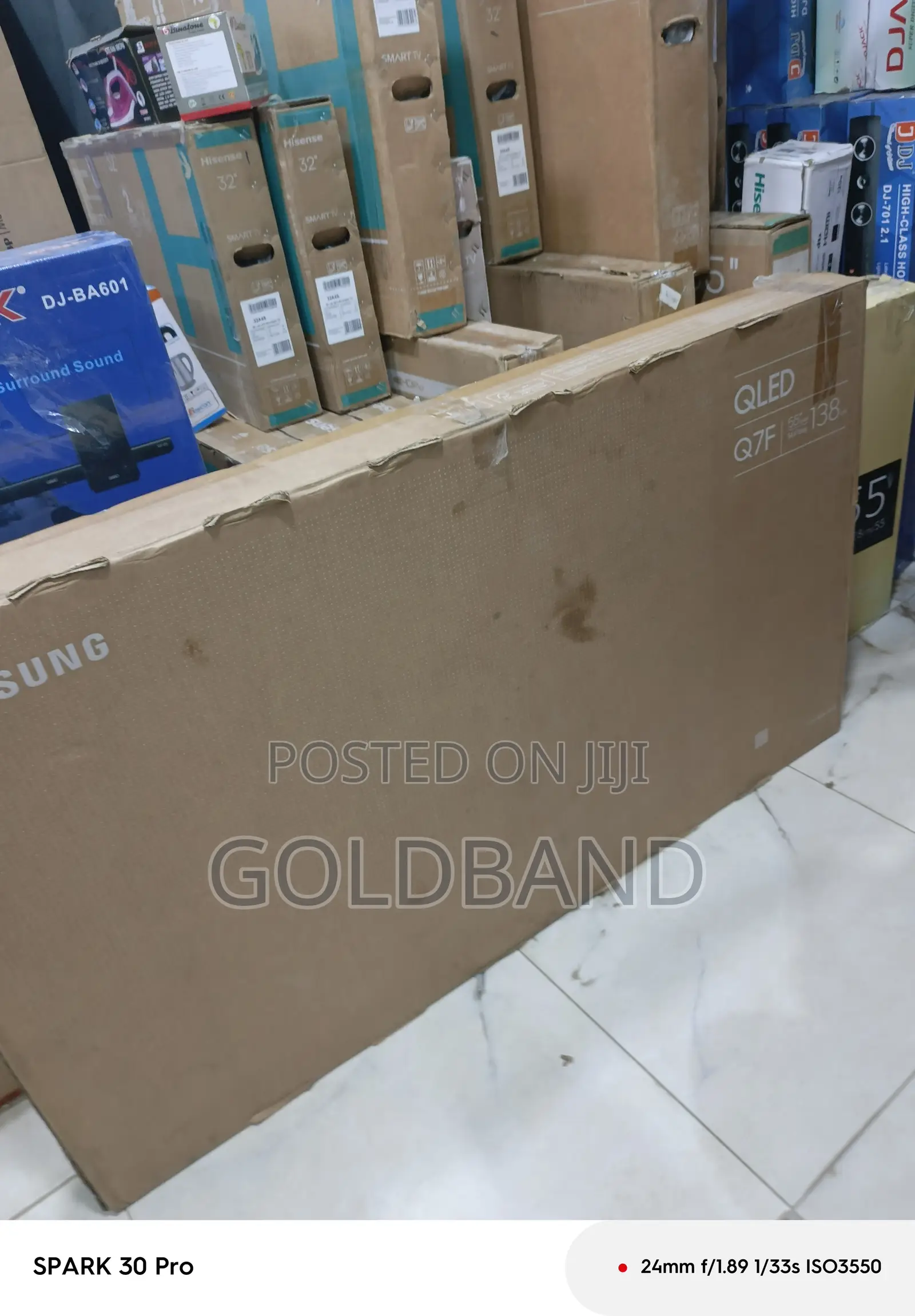 Samsung 55" QLED Smart TV – Brilliant Colors, Smart Living