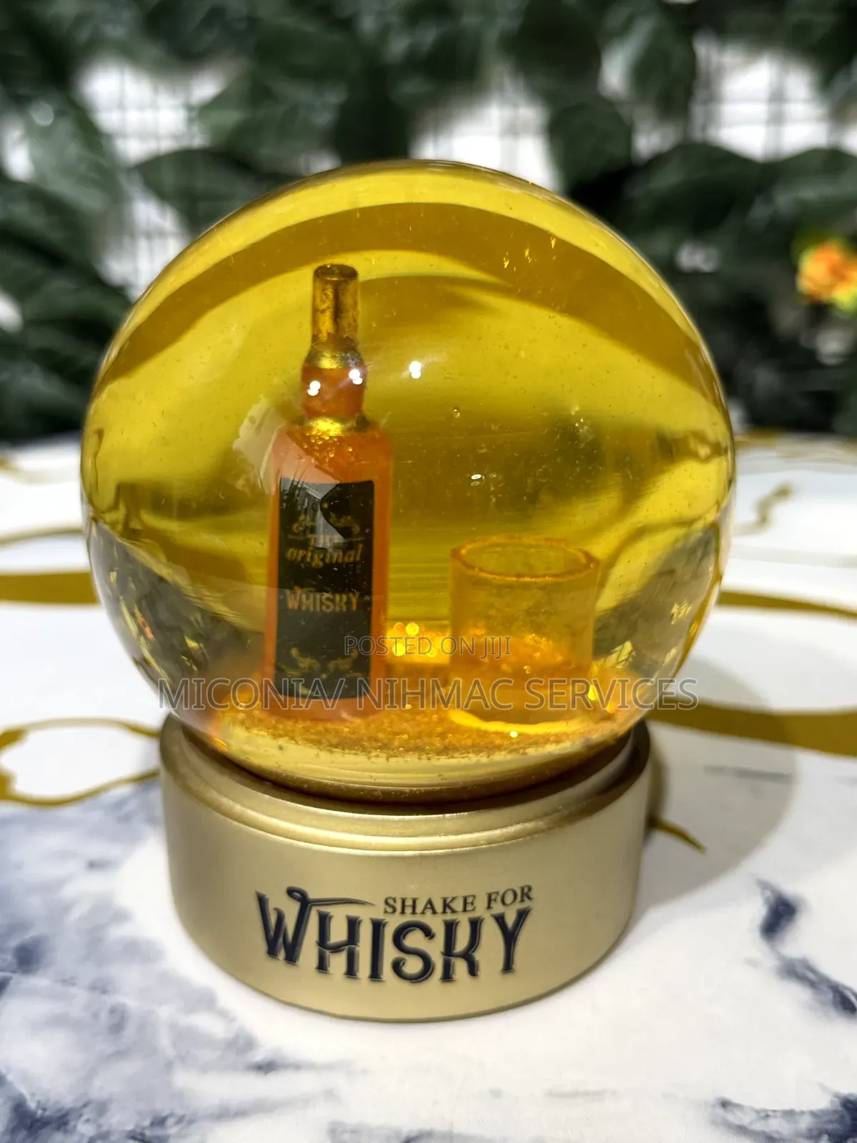 Luxury Whiskey Globe Decorative Piece