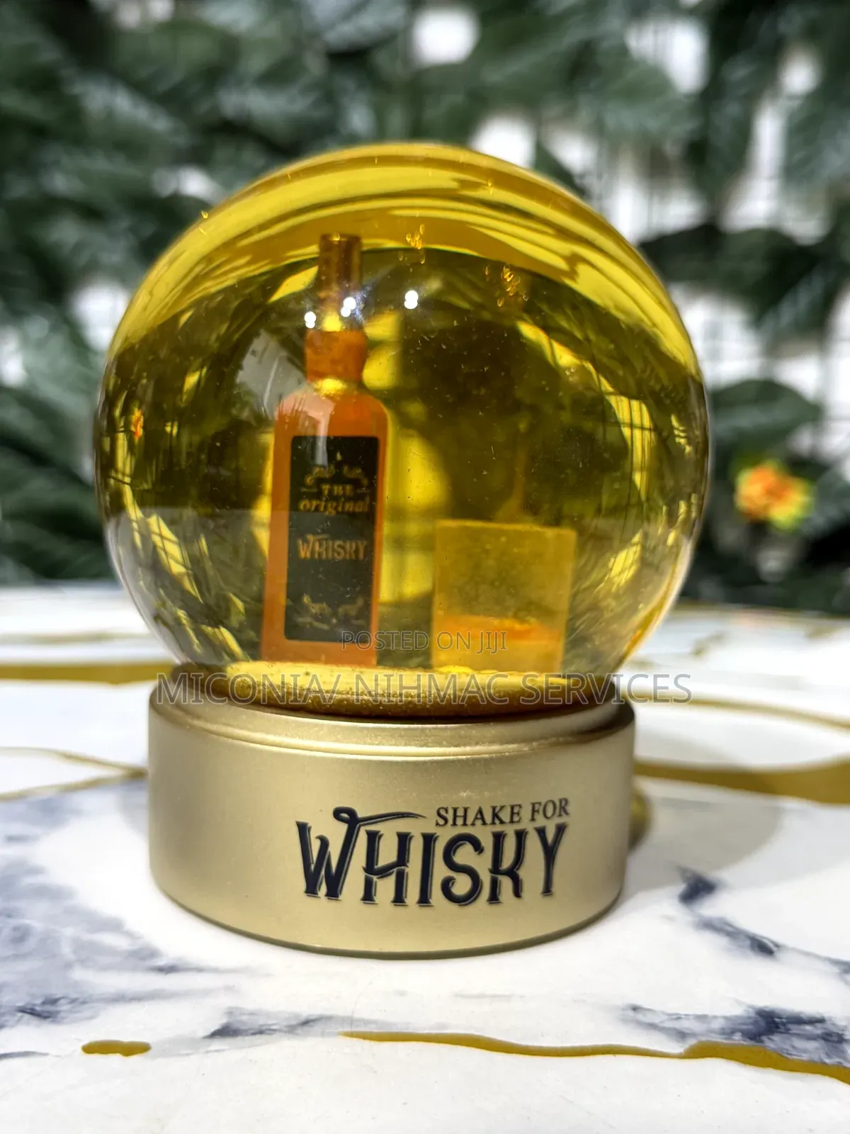 Luxury Whiskey Globe Decorative Piece