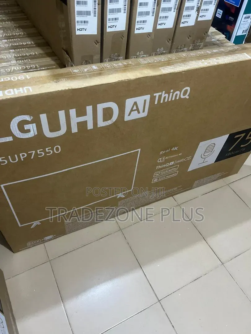 LG 75 Inches Smart TV + Picture Quality Focused TV