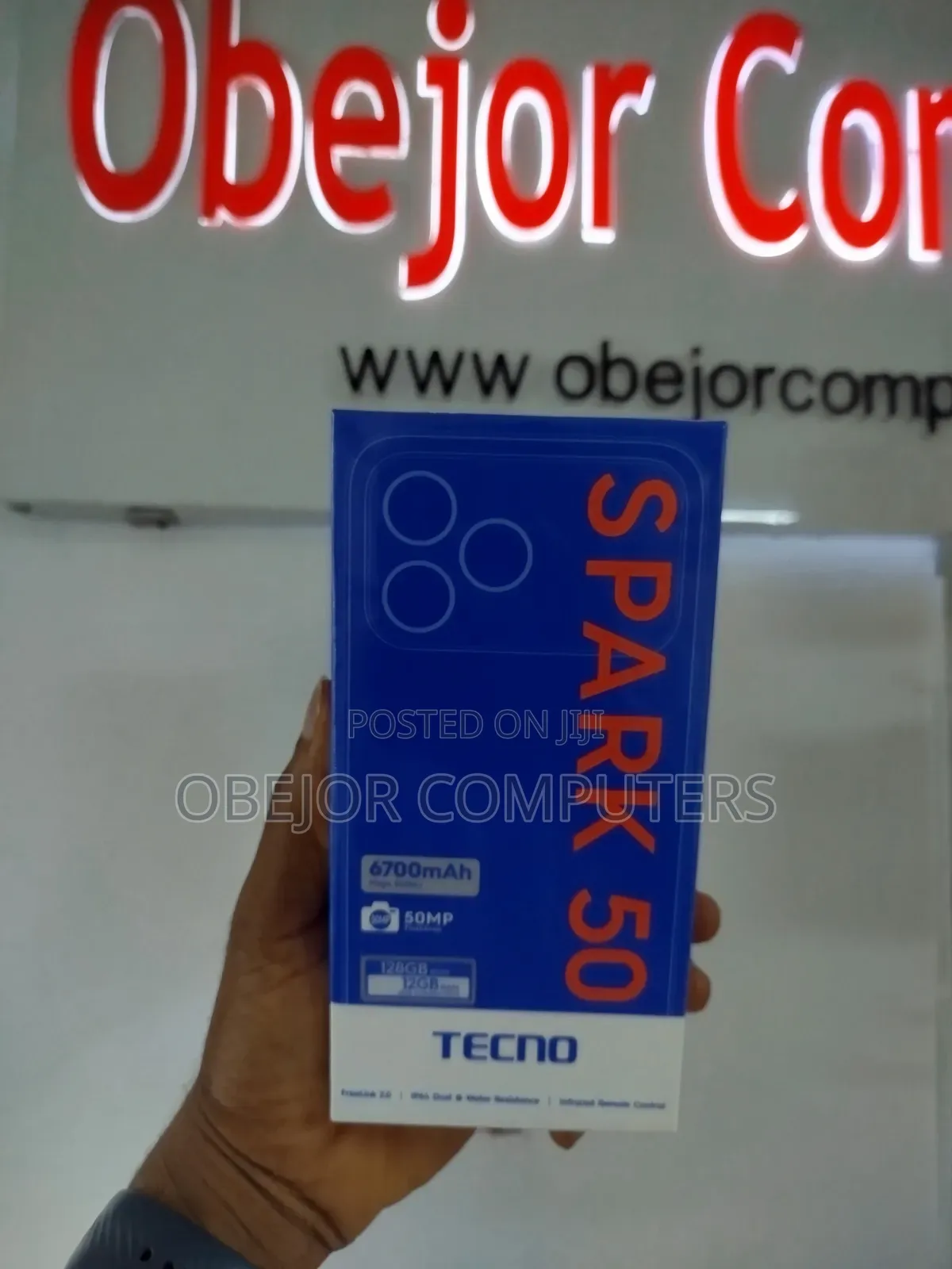 New Tecno Spark 50 128 GB Black