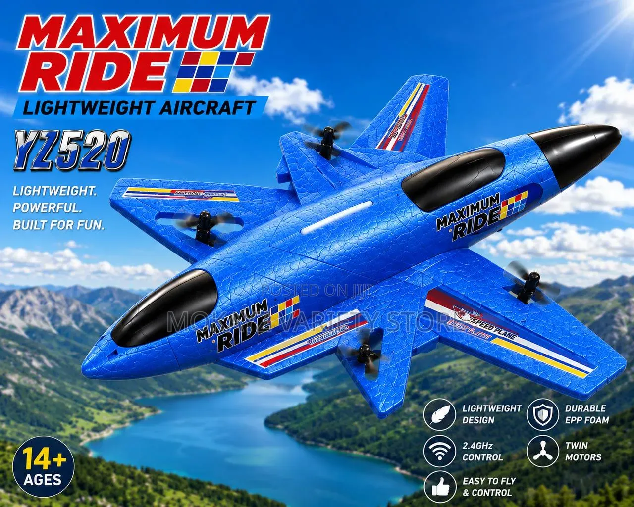 Lightweight Aircraft
Ride Yz520(kiddies Toy)