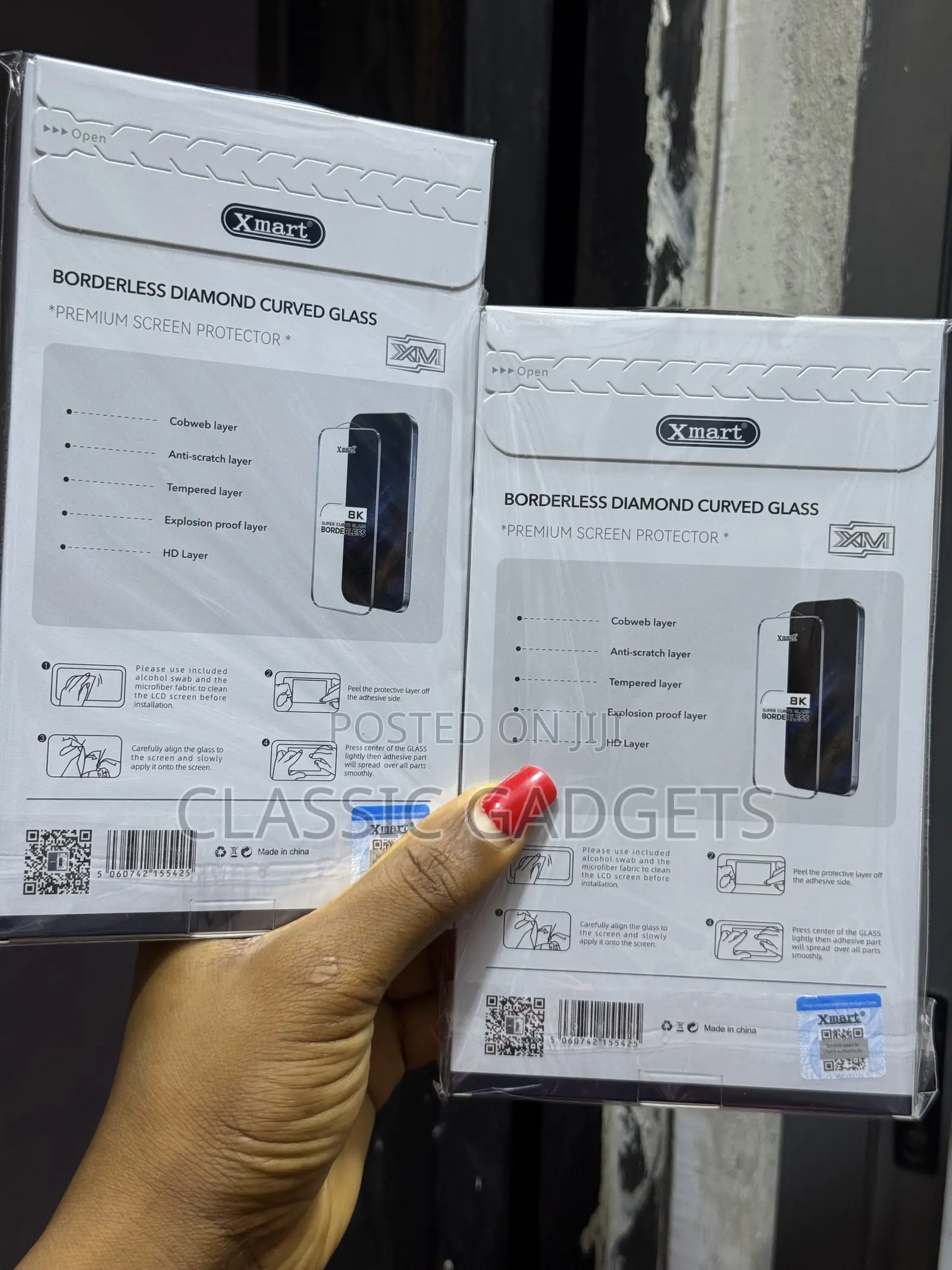 XMART Borderless Clear Screen Protector for iPhone 17 Pro