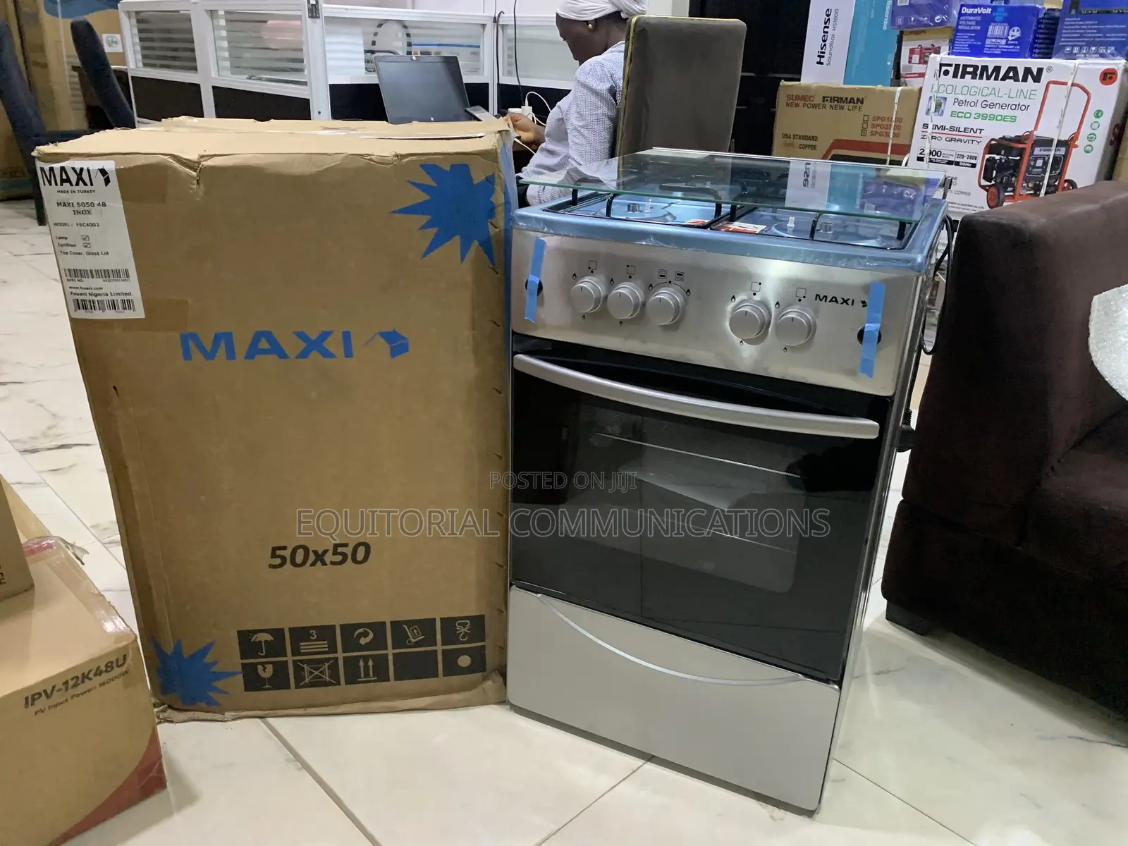 Maxi 5050 4Burner Family Gas Cooker