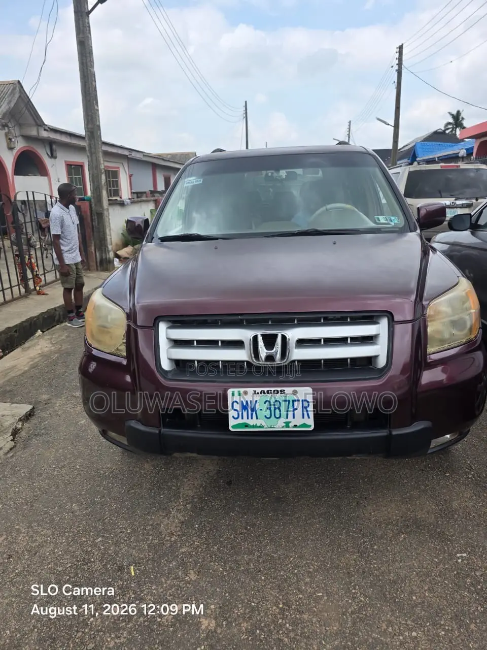 Honda Pilot EX 4x4 (3.5L 6cyl 5A) 2007 Burgundy