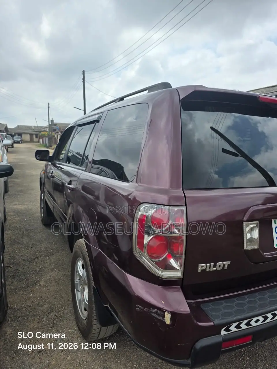 Honda Pilot EX 4x4 (3.5L 6cyl 5A) 2007 Burgundy