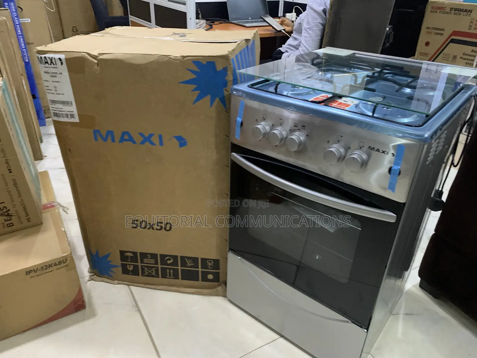 Maxi 5050 Freestanding 4Burner Gas Cooker
