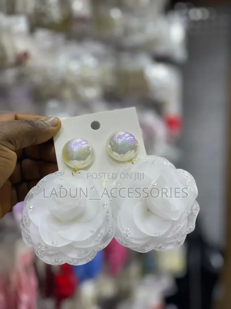 Flower Statement Earrings