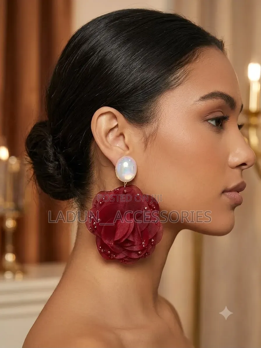 Flower Statement Earrings
