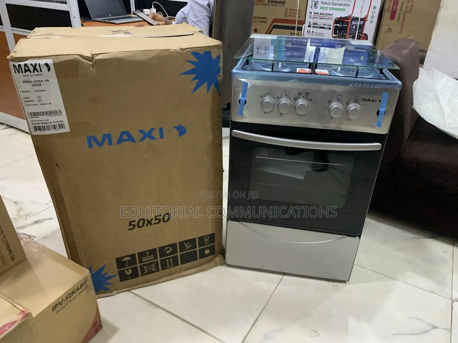Maxi 4-Burner 5050 Inox Range Cooker