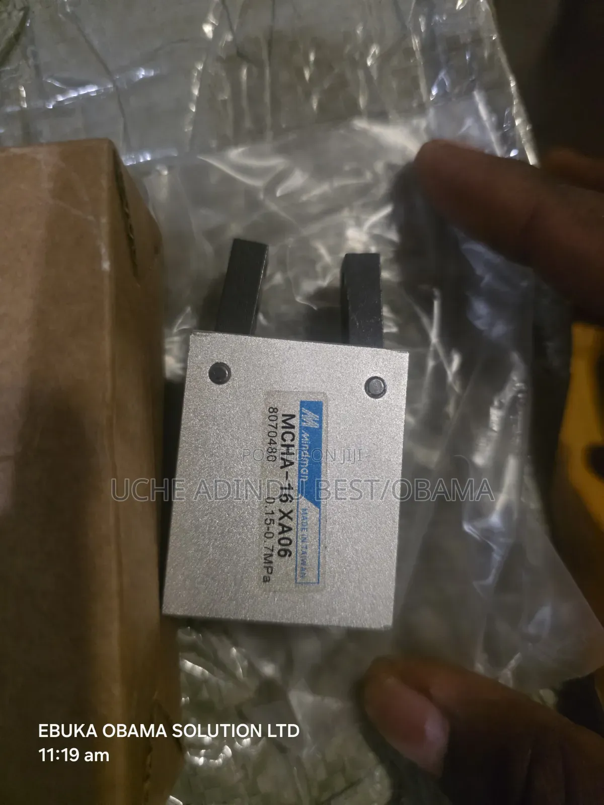 Clamp Cylinder for Pneumatic Machines