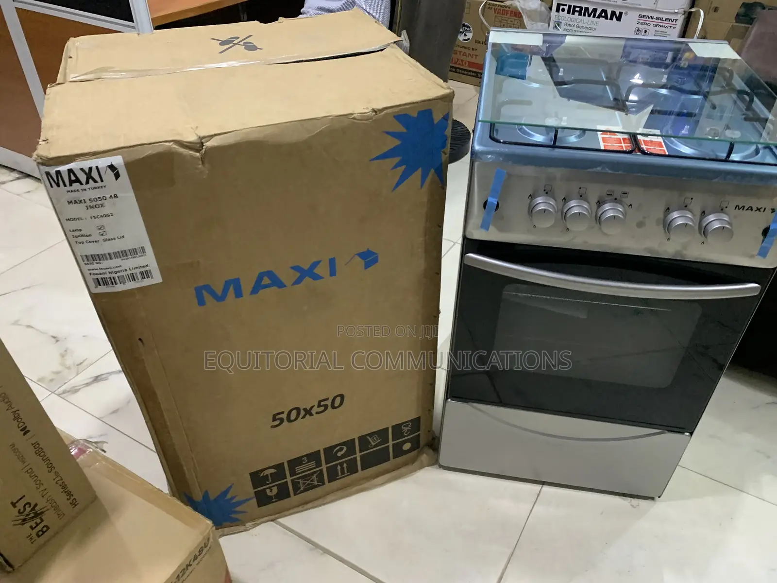 Maxi 5050 Four-Burner Cooking Gas