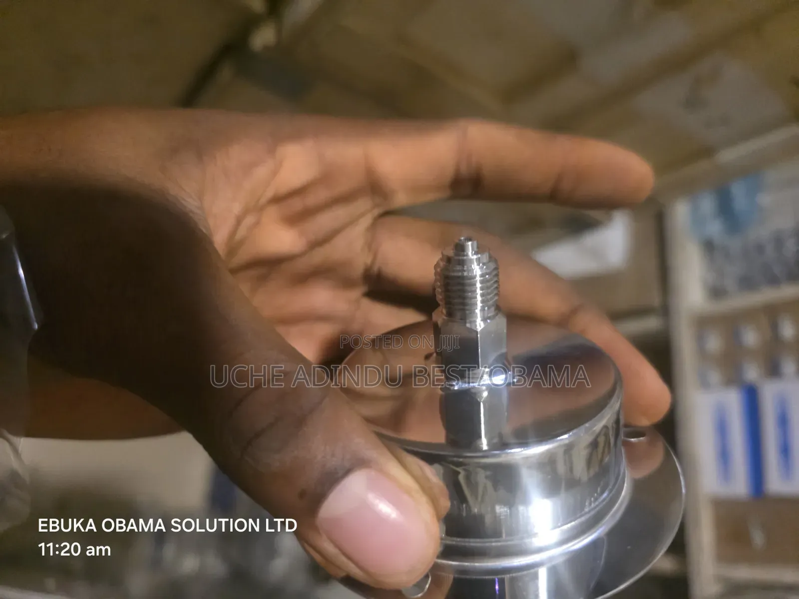 Pressure Gauge 2inches 0-4bar/60psi Back Connection 1/4" Thread