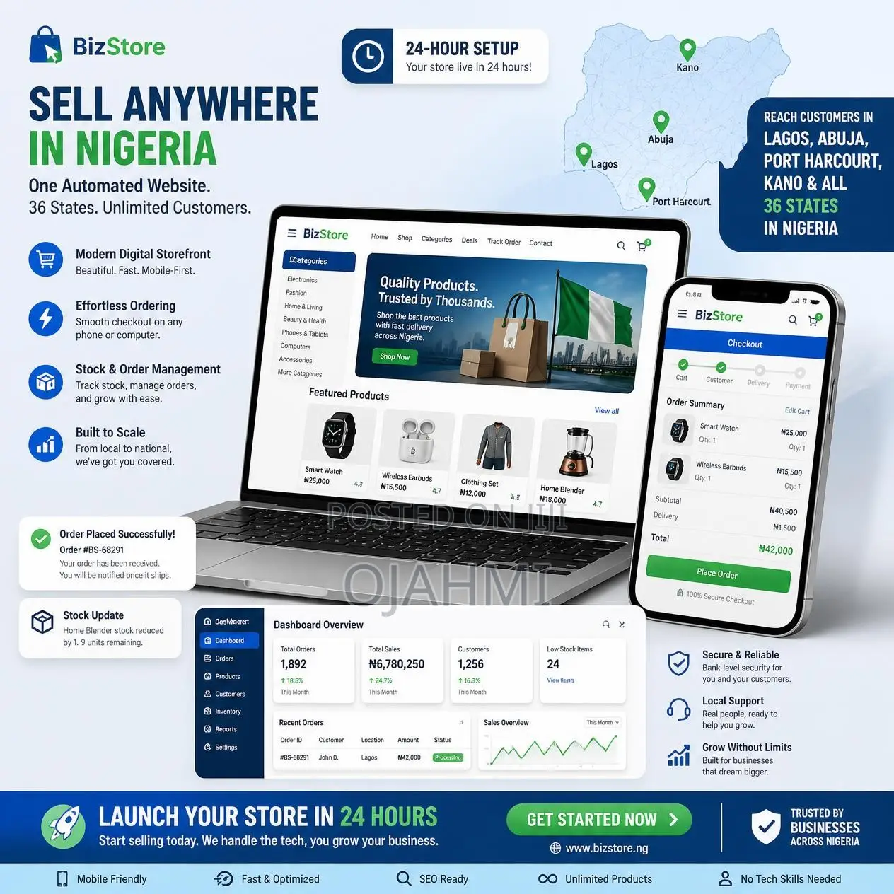Smart Digital Store/ E-Commerce Website for Nationwide Sales