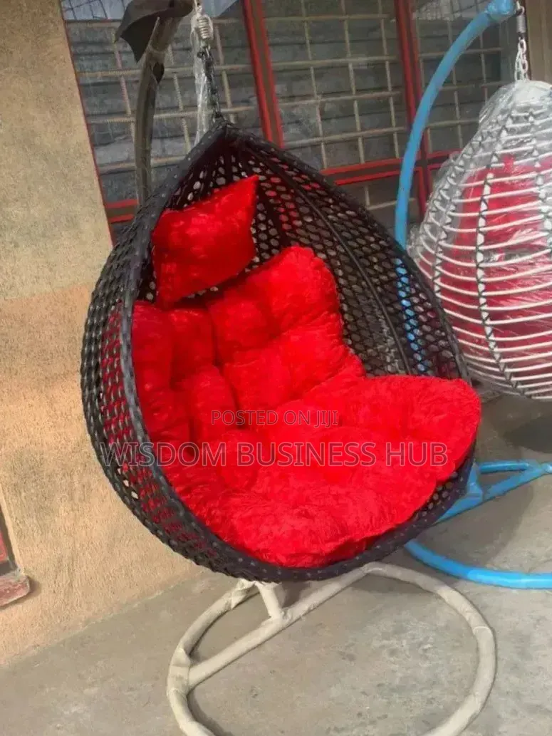 Rattan Hanging Egg Chair With Stand