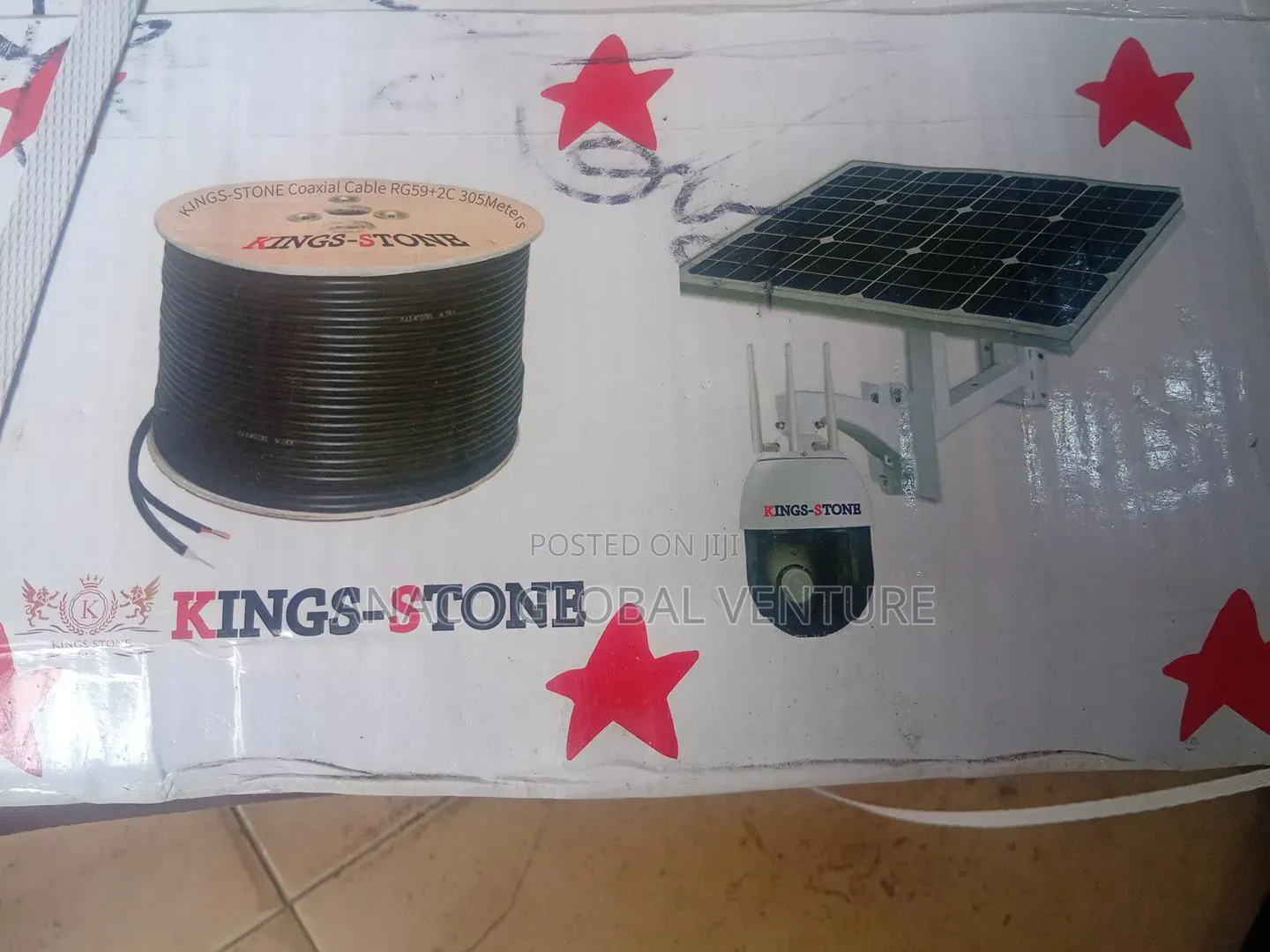 Kings-Stone RG59+2C Coaxial Cable, a 305-Meter 
Camera Cable