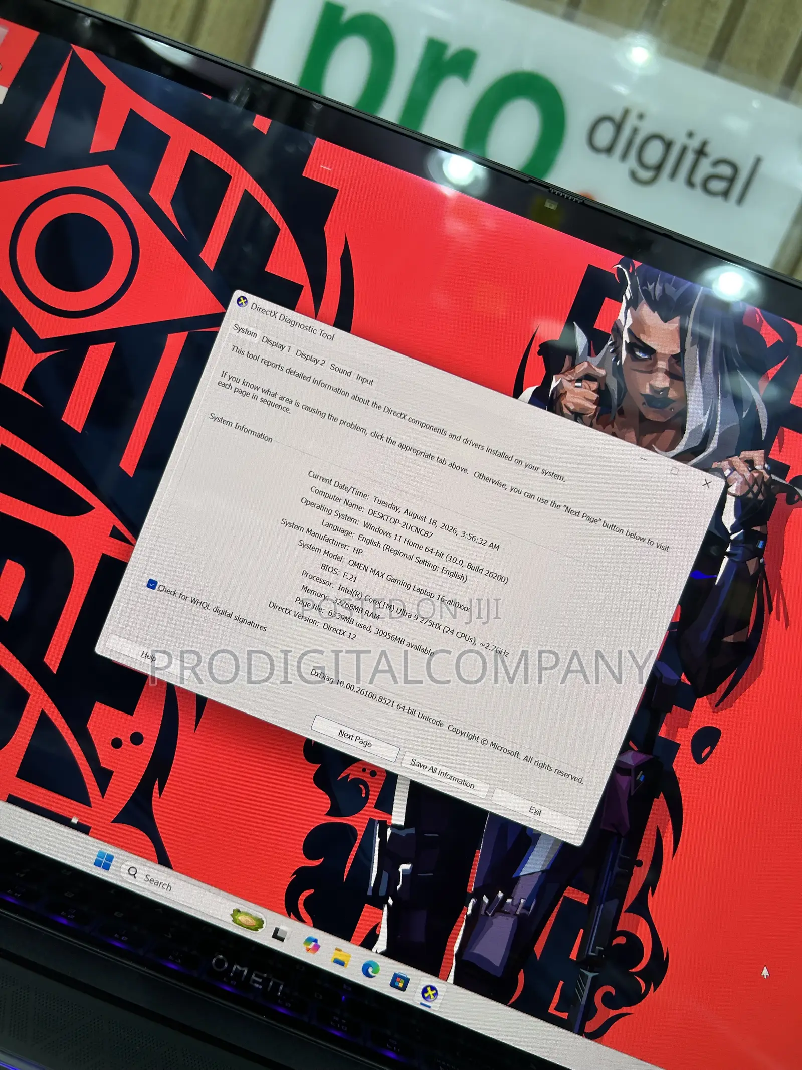 Laptop HP Omen Max 16 32GB Intel Core Ultra 9 SSD 1T