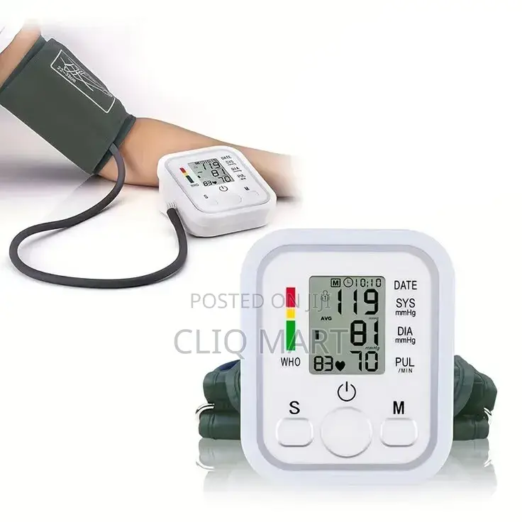 Blood Pressure Monitor W/Voice – Digital Upper Arm BP Machine