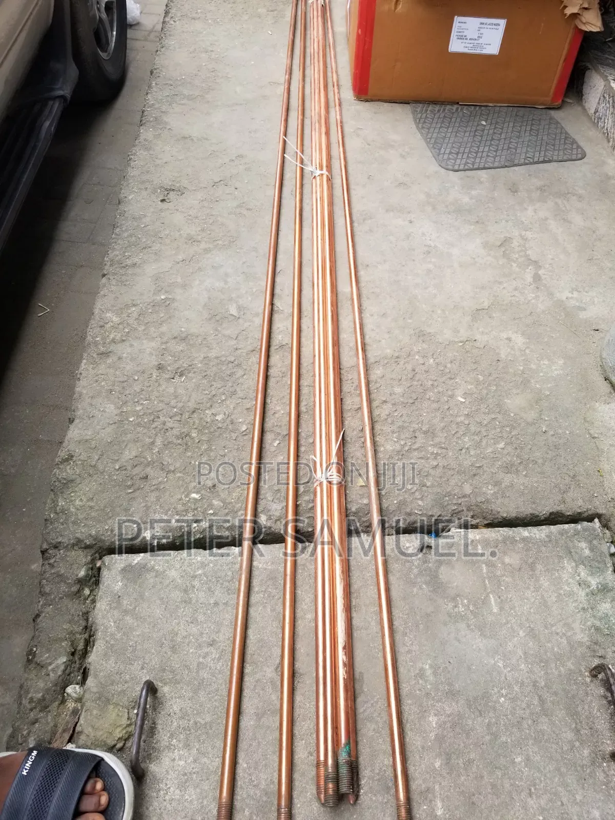 10 Ft Earth Rod Original Copper