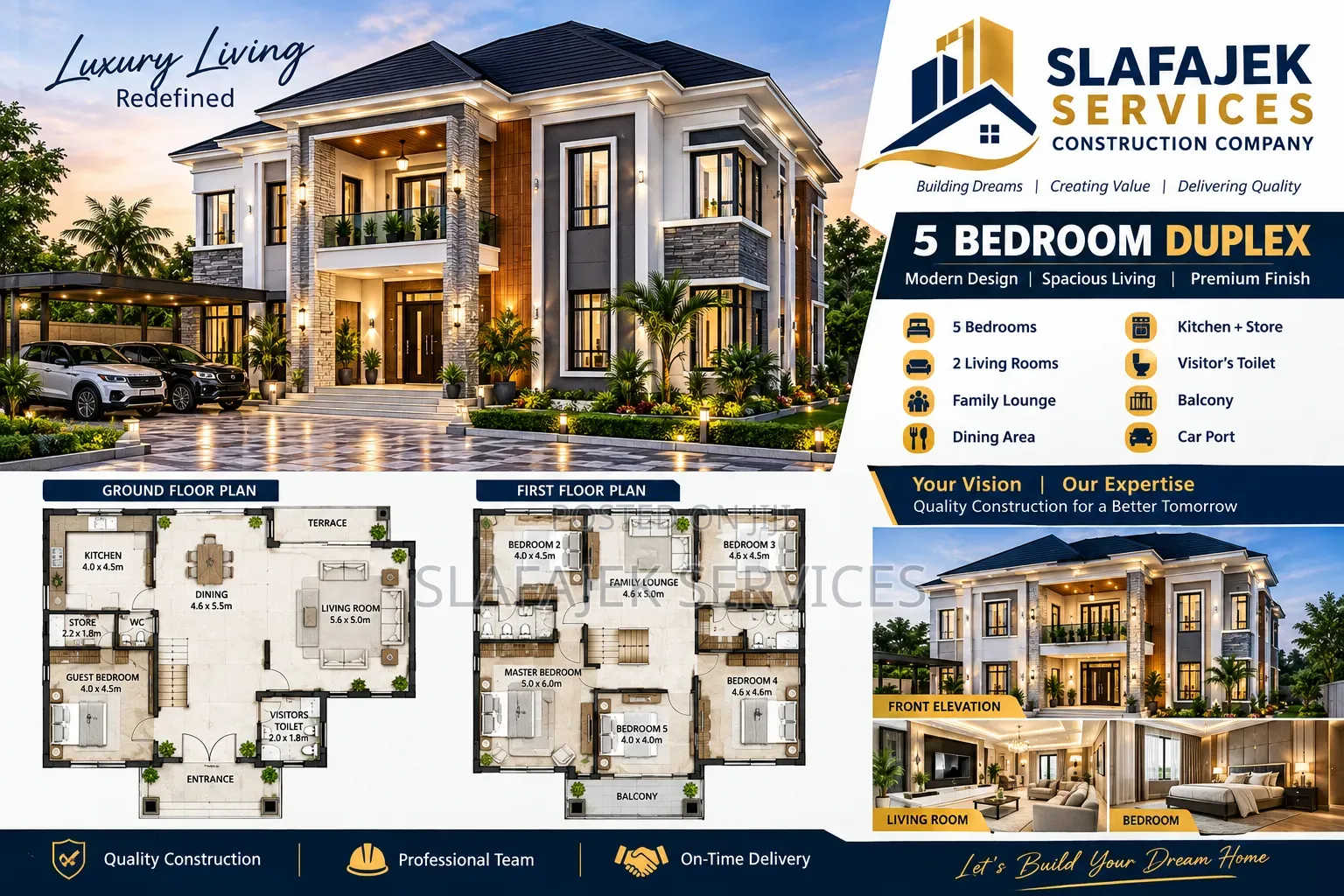 Build Right With Slafajek Services Construction Company