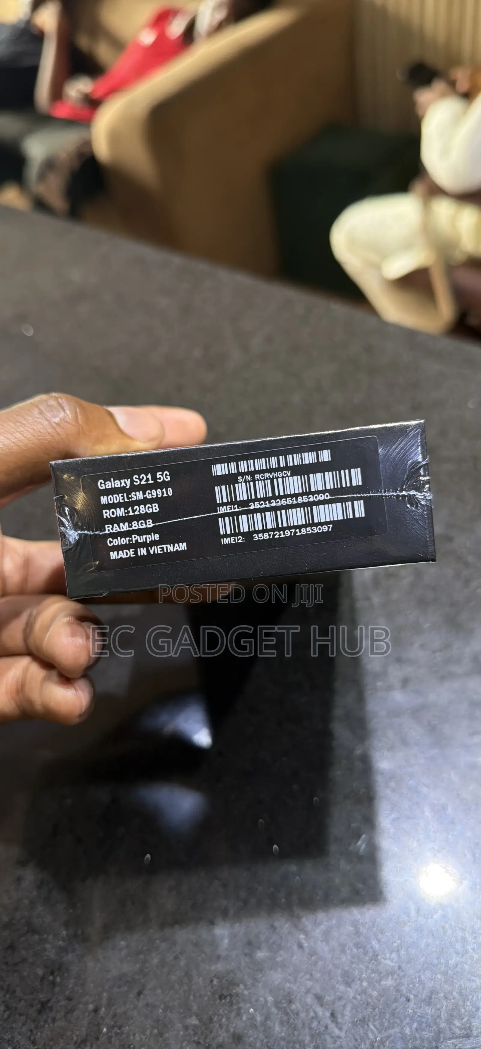 New Samsung Galaxy S21 5G 128 GB Black