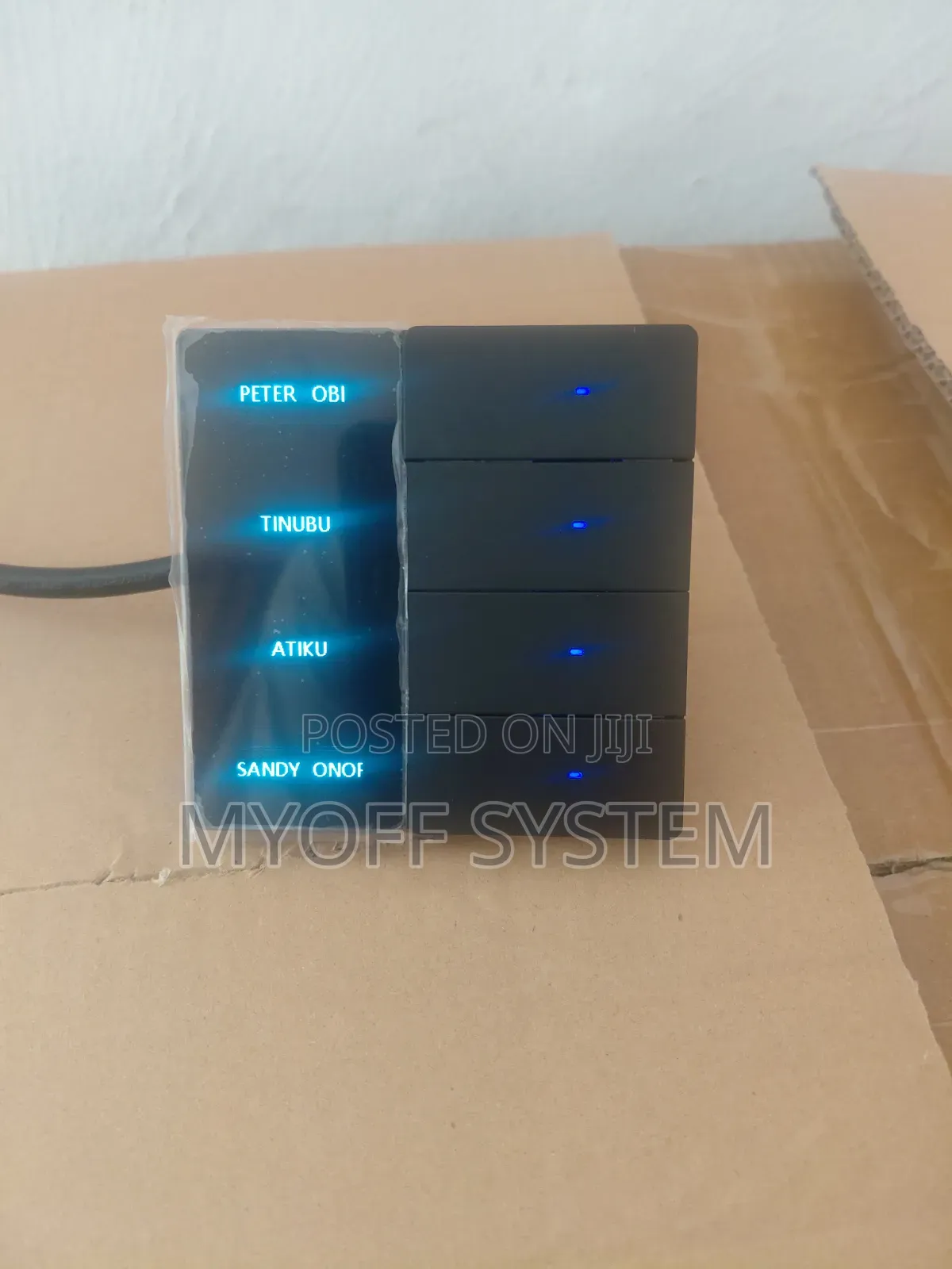Smart LED Wifi Display Name Tuya Switch
