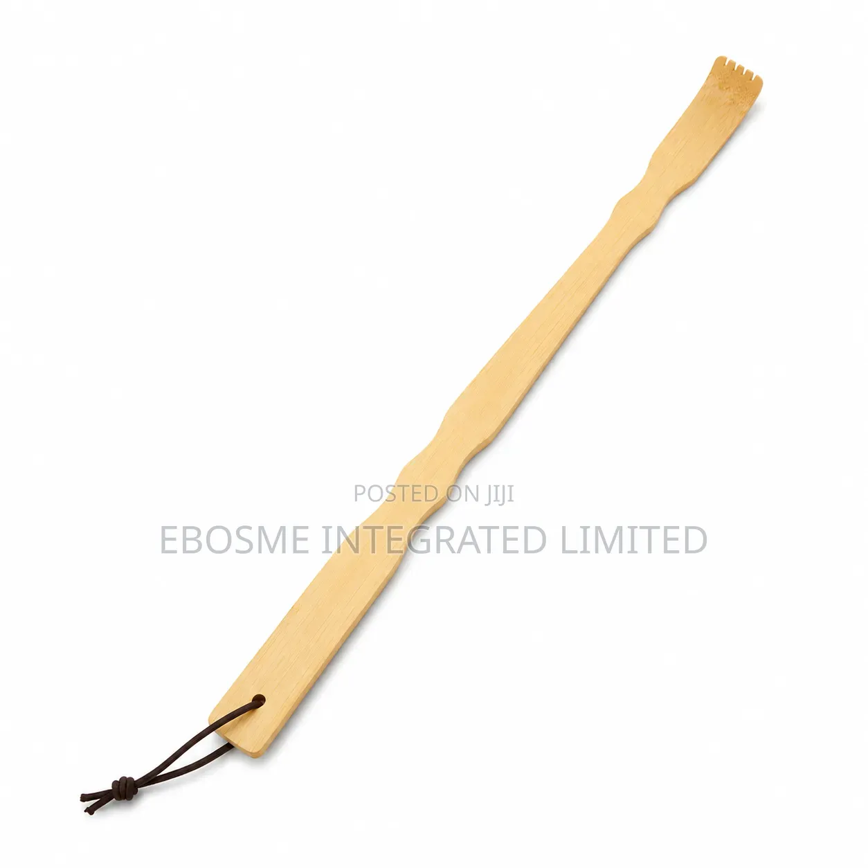Natural Bamboo Back Scratcher With String 43cm